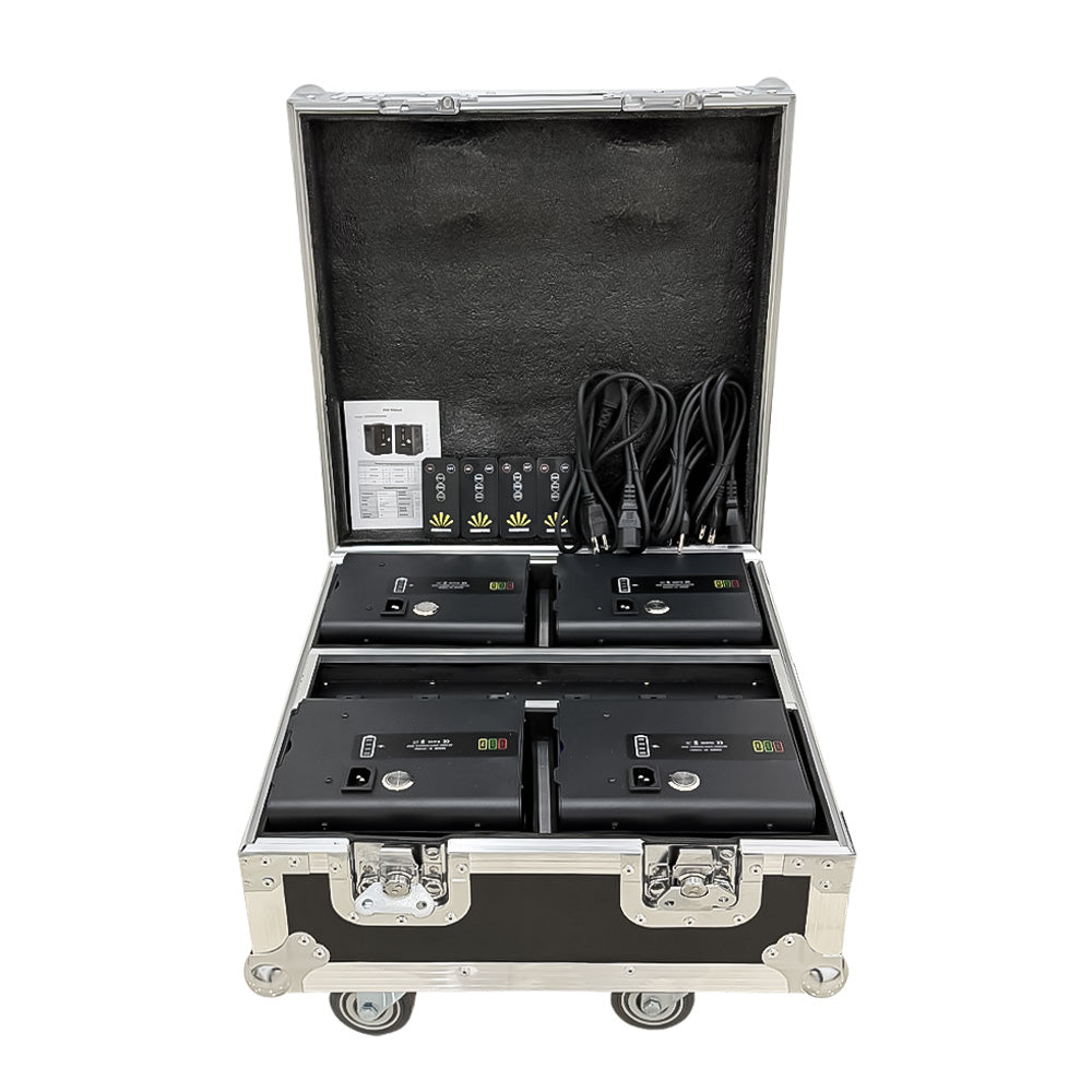 4x 350W Battery Cold Spark Machine